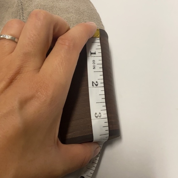 LIKE NEW BP Tan Suede Just Block Heel Bootie size 10 - Picture 5 of 9